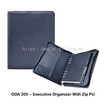 ODA205 -- Executive Organizer With Zip PU