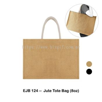 EJB124 -- Jute Tote bag (8oz)