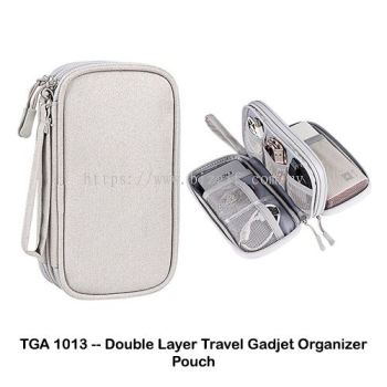 TGA1013 -- Double Layer Travel Gadget Organizer Pouch