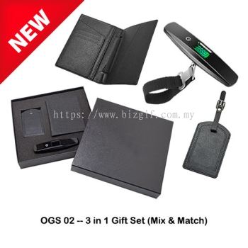 OGS02 -- 3 in 1 Gift Set (Mix & Match)