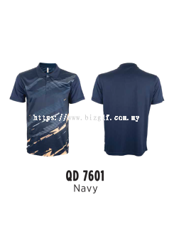 Polo-Collar T-Shirt-Quick Dry-Sublimation-Unisex - QD 7601