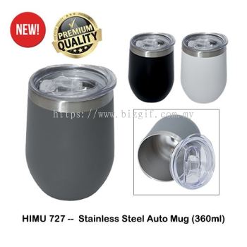 HIMU727 -- Stainless Steel Auto Mug (360ml)