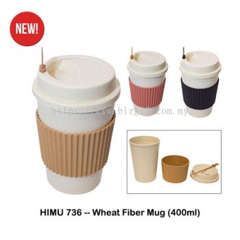 HIMU736 -- Wheat Fiber Mug (400ml)