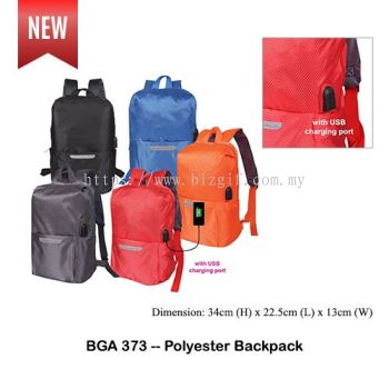 BGA373 -- Polyester Backpack