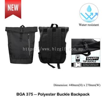 BGA375 -- Polyester Buckle Backpack