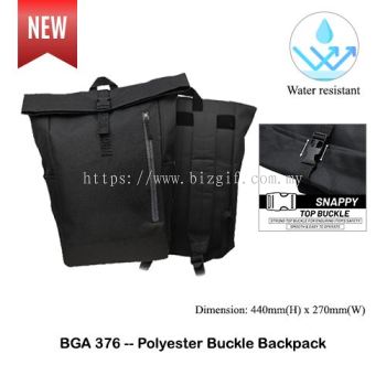 BGA376 -- Polyester Buckle Backpack