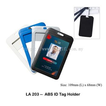 LA203 -- ABS ID Tag Holder