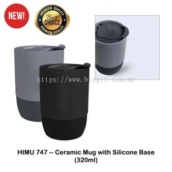 HIMU747 -- Ceramic Mug with Silicone Base (320ml)