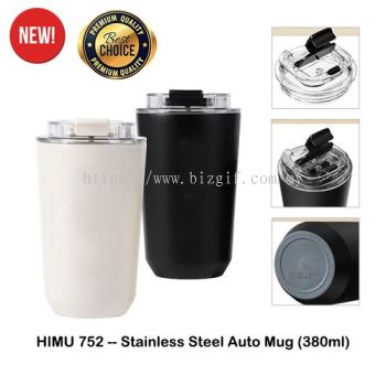 HIMU752 -- Stainless Steel Auto Mug (380ml)