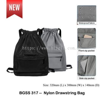 BGSS317 -- Nylon Drawstring Bag