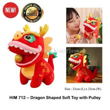 HIM712 -- Dragon Shaped Soft Toy with Pulley