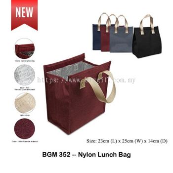 BGM352 -- Nylon Lunch Bag