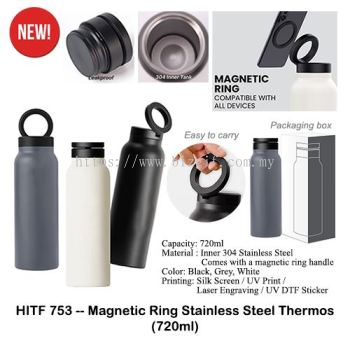HITF753 -- Magnetic Ring Stainless Steel Thermos (720ml)