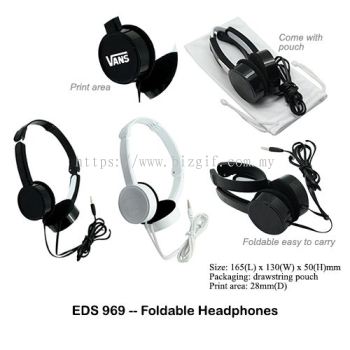 EDS969 -- Foldable Headphones