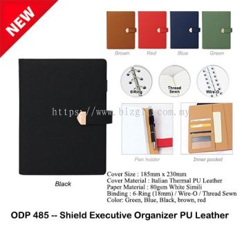ODP485 -- Shield Executive Organizer PU Leather
