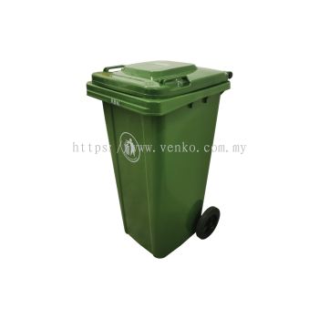 KBM 120L Green Mobile Garbage Bin (MGB 120L)