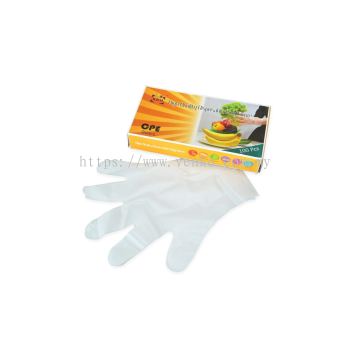 KBM Disposable CPE Glove (Food Grade)