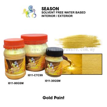 Season Solvent Free Water Based Gold Paint