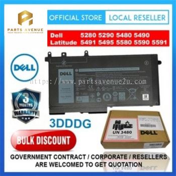 3DDDG Battery for DELL Latitude 5280 5290 5480 5490 5491 5495 5580 5590 5591 E5280 E5288 E5480 Precision 3520 3530 Laptop Battery