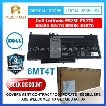 CPA-7V69Y (6MT4T TXF9M KCJK9 K3JK9 HK6DV 7V69Y) Laptop Battery for DELL Latitude 3150 3160 5450 5550  E5250 E5270 E5450 E5470 E5550 E5570