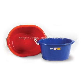 Plastic Basin With Handle (Oval Shape）