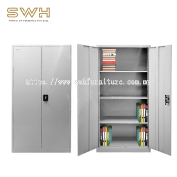 Office Filing Cabinet Locker Metal Full Height Heavy Duty Cabinet H1829mm x W 915mm x D 525mm C/W 3 - 4 Shelves Asrama Sekolah Kilang  GOverment Approve - Penang Metal Locker Supplier