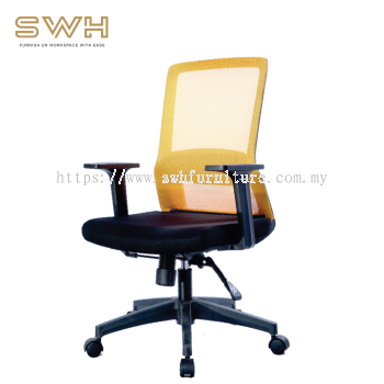 SWH 029 Mesh Ergonomic Medium Back Office Chair | Office Chair Penang