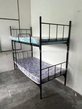 Hostel Single Mattress Tilam Asrama For Construction Site | Bunk Bed Steel Locker Plastic Chair & Plastic Table Ready Stock | Area Simpang Ampat Kulim Ipoh