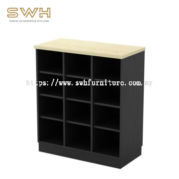 Pigeon Hole Low Cabinet | Office Furniture Penang