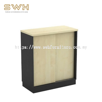 Sliding Door Low Cabinet | Office Furniture Penang