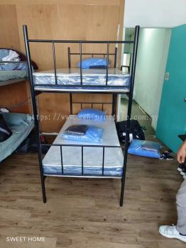 Double Decker Metal Bed Hostel | Hostel Single Mattress Tilam Murah | Selimut Bantal Pillow Murah Cotton Kekabu | Hostel Furniture Supplier | Pembekal Perabot Asrama | KL | Klang | Seremban | Ipoh Perak | Muar | Kulim | Lunas