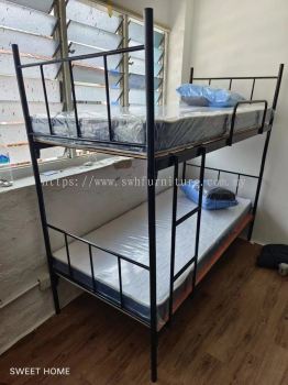 Double Decker Metal Bed Hostel | Hostel Single Mattress Tilam Murah | Selimut Bantal Pillow Murah Cotton Kekabu | Hostel Furniture Supplier | Pembekal Perabot Asrama | KL | Klang | Seremban | Ipoh Perak | Muar | Kulim | Lunas