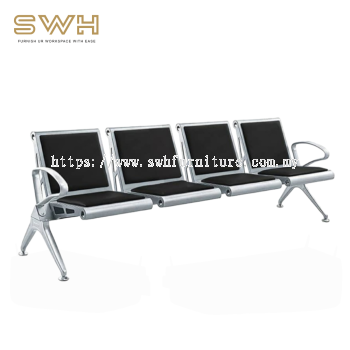 SWH 002 Steel Metal Link Chair  PU Seat | Office Furniture