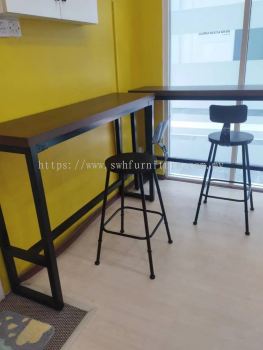 Bar Table ,Bar Chair ,Bar Stool Set | Baru Furniture | Solid Wood Bar Top | Cafe Furniture | KL | Cheras | Ampang | Muar | Ipoh | Lunas |Taiping | Nilai | Gombak | Gerik | Pontian