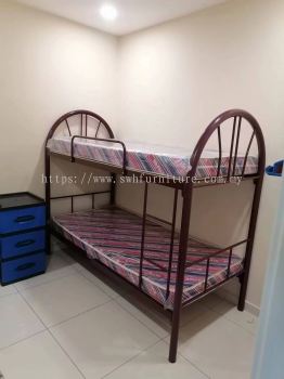 Katil Double Decker Besi Asrama Dorm Hostel | Katil Single Besi Asrama | Tilam Single Asrama Foam | Double Decker Metal Bed | Pembekal Katil Tilam Asrama JTK | Tilam Murah | KL | Cheras | Klang | KLuang | Penang | Lunas | Baling | Kuantan | Ipoh | Slim River Perak