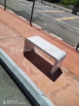 Terrazo Outdoor Stone Bench | 3FT Concrete Bench | Kerusi Batu | Kerusi batu Taman Playground | KL | Cheras | Seremban | Negeri Sembilan | Port Dickson | Kulim | Lunas 