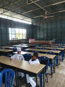 School Table And School Plastic Chair | Meja Sekolah Murid dan Kerusi Plasti hantar kepada Sekolah KAFA Area | Penang | Kulim | lunas | Junjong | Sungai Bakap | Jawi | Bertam | Penaga | Ipoh | Sungai Perak