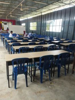 School Table And School Plastic Chair | Meja Sekolah Murid dan Kerusi Plasti hantar kepada Sekolah KAFA Area | Penang | Kulim | lunas | Junjong | Sungai Bakap | Jawi | Bertam | Penaga | Ipoh | Sungai Perak