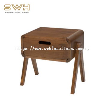 TIMBER Solid Wood (C) BedSide Table Cabinet | Bedroom Furniture Store