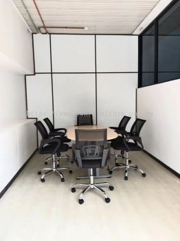 6FT Conference Meeting Table | Oval Shape Meeting Table | Meja Mesyuarata Murah Bujur 6 Kaki | Office Furniture | OFFICE TABLE PENANG | KL | PERAK  | KEDAH | JOHOR BAHRU | SEREMBAN | Kangar