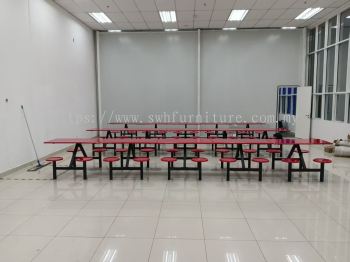 4 Seater Fibreglass Canteen Set | Factory, School & Food Court Furniture Malaysia | Factory Lunch Table | 4 Seater Canteen Set | Commercial Dining Furniture Supplier Malaysia | Deliver Kulim Hi Tech, Lunas, Batu Kawan ,Prai, Bayan Lepas, Bayan Baru, Sungai Buloh, Puchong, Kl