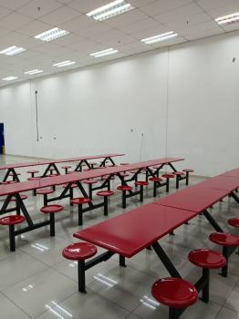 4 Seater Fibreglass Canteen Set | Factory, School & Food Court Furniture Malaysia | Factory Lunch Table | 4 Seater Canteen Set | Commercial Dining Furniture Supplier Malaysia | Deliver Kulim Hi Tech, Lunas, Batu Kawan ,Prai, Bayan Lepas, Bayan Baru, Sungai Buloh, Puchong, Kl