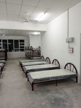 Heavy Duty Double Decker Metal Bed | Steel Bunk Bed for Worker Hostel & Dormitory | JTK Standard Malaysia | Deliver Penang, Kulim, KL, Selangor, Puchong, Ipoh, Sungai Petani