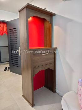Modern Wood Buddhist Prayer Altar Cabinet  Chinese Wooden Feng Shui Altar Table (��̨ / ��̨) for Homes, Condominiums & Offices  Available in Penang, Kuala Lumpur, Johor Bahru, Melaka, Ipoh & Singapore