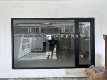 Shop Front Tempered Glass c/w Window