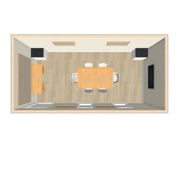 Conference room / site office design cabin