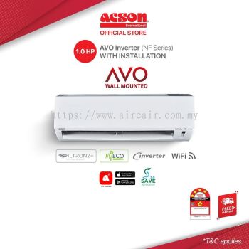 Acson AVO Inverter Air Conditioner (1.0HP) R32 A3WMY10NF - WiFi