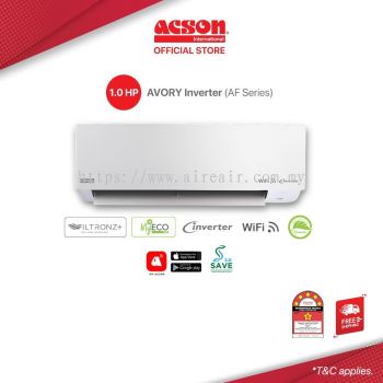 Acson AVORY Inverter Air Conditioner (1.0HP) R32 A3WMY10AF C WiFi