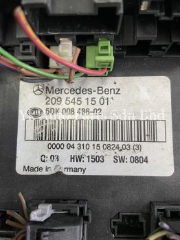 Mercedes Benz Comfort Control Module Sam 209 545 15 01 Used