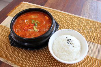 Kimchi Soup + Rice 